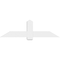 Ekena Millwork Eugene Architectural Grade PVC Gable Bracket, 60"W x 17 1/2"H x 2"D x 6"F, 7/12 Pitch GBP060X18X0206EUG00 - alternate 5